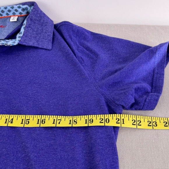 Robert Graham Polo Mens Large Purple - Picture 10 of 11